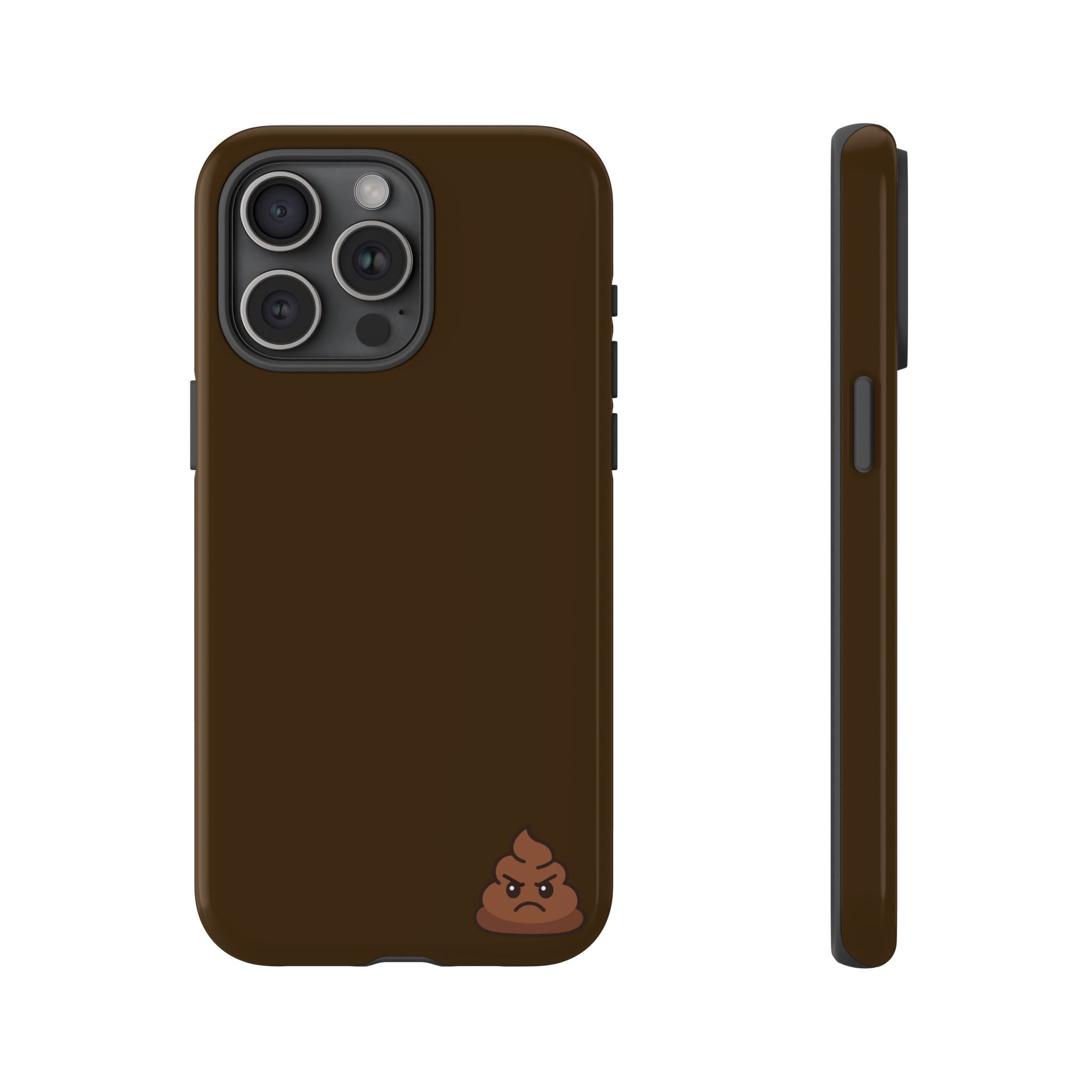 Brown Poo Emoji Phone Case — Tough Protective iPhone Cover