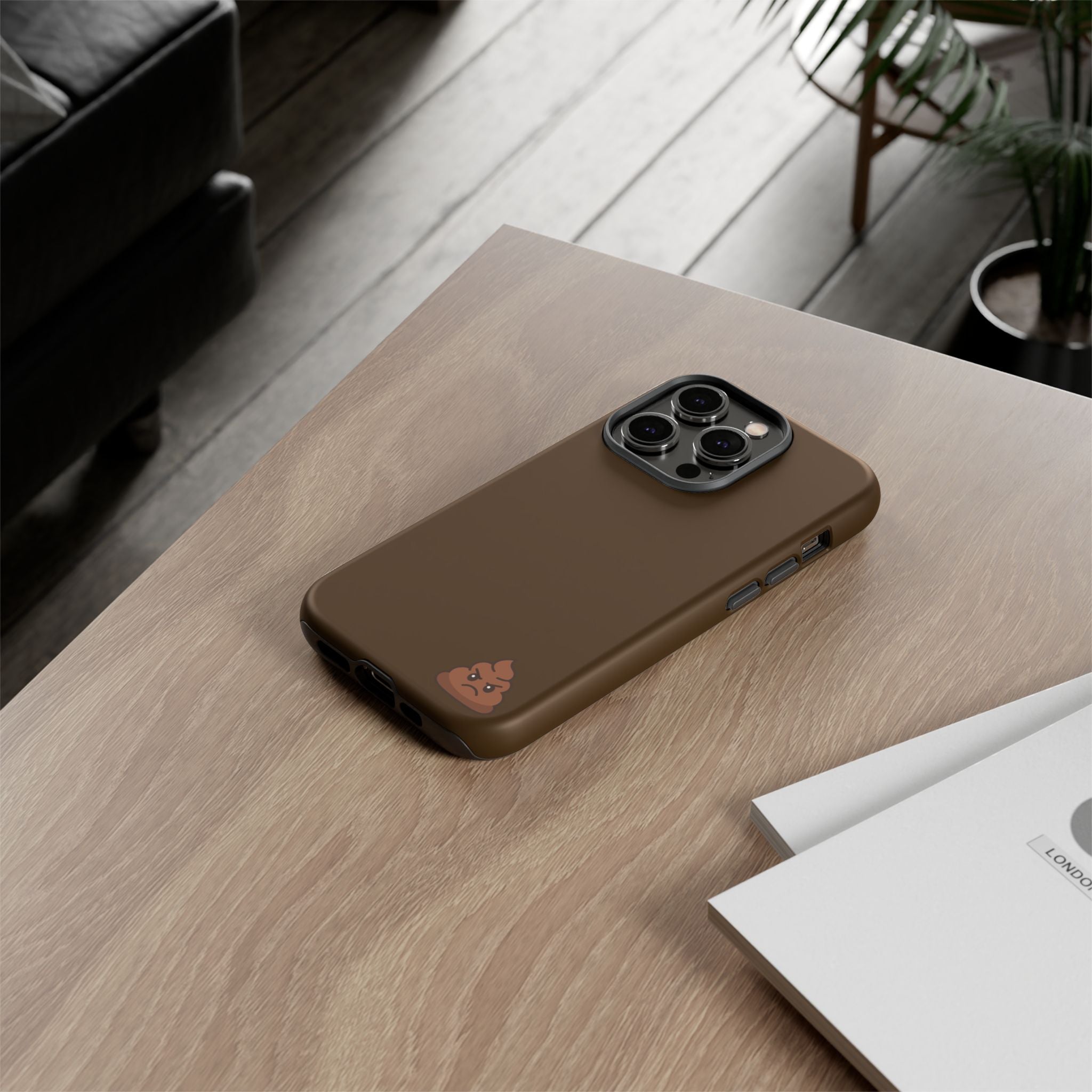 Brown Poo Emoji Phone Case — Tough Protective iPhone Cover