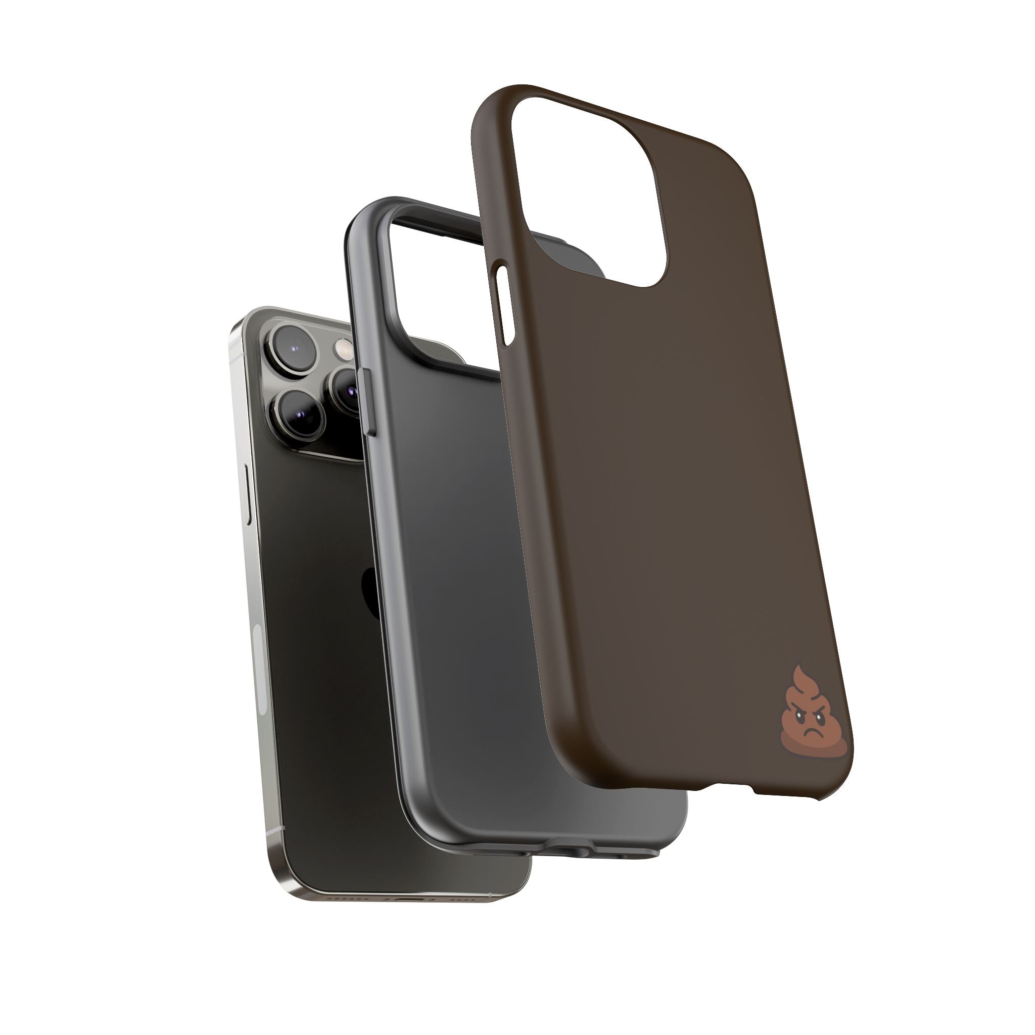 Brown Poo Emoji Phone Case — Tough Protective iPhone Cover