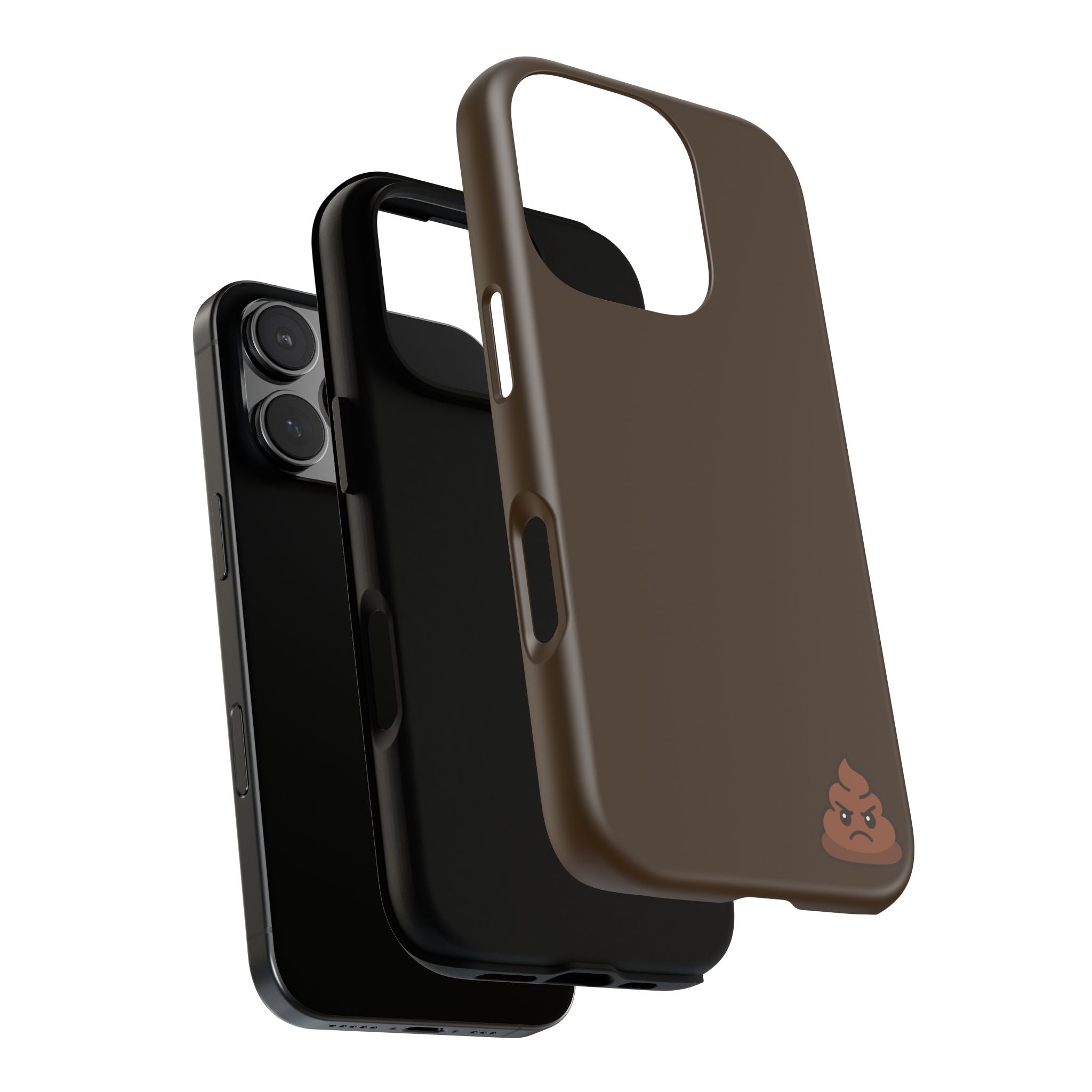 Brown Poo Emoji Phone Case — Tough Protective iPhone Cover