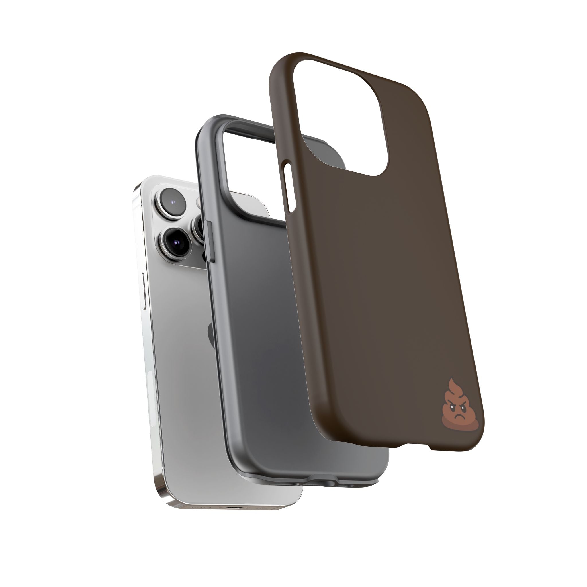 Brown Poo Emoji Phone Case — Tough Protective iPhone Cover