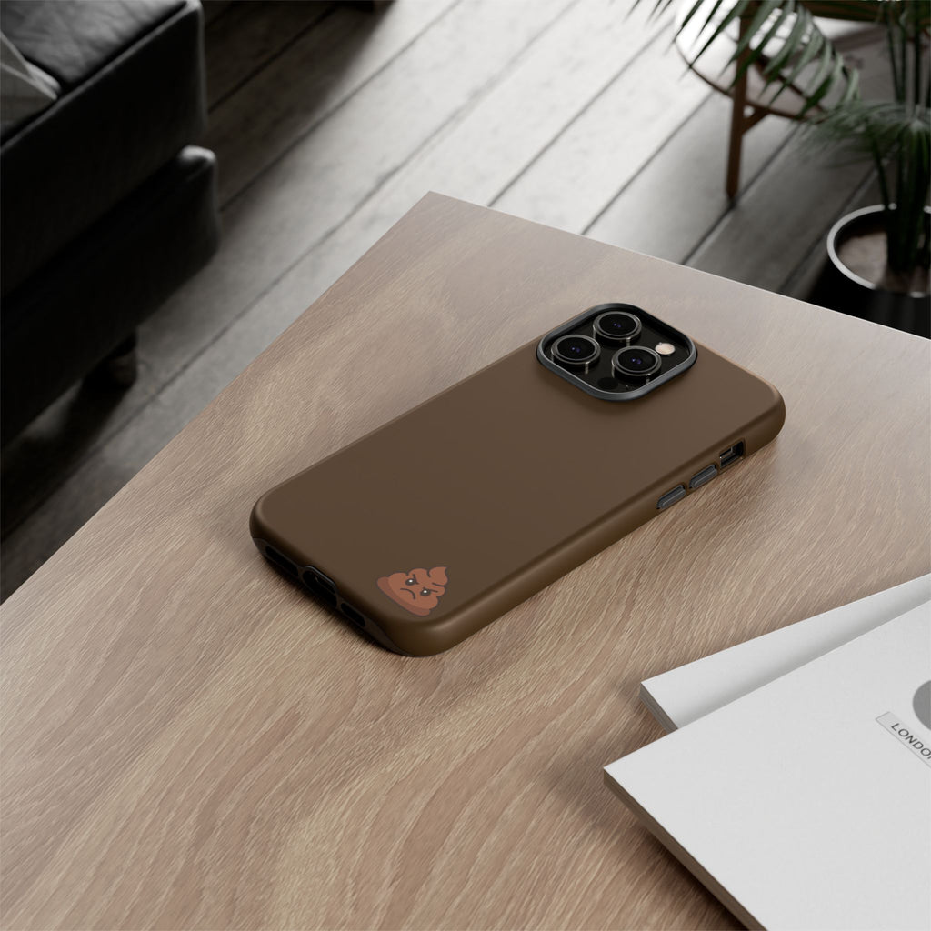 Brown Poo Emoji Phone Case — Tough Protective iPhone Cover