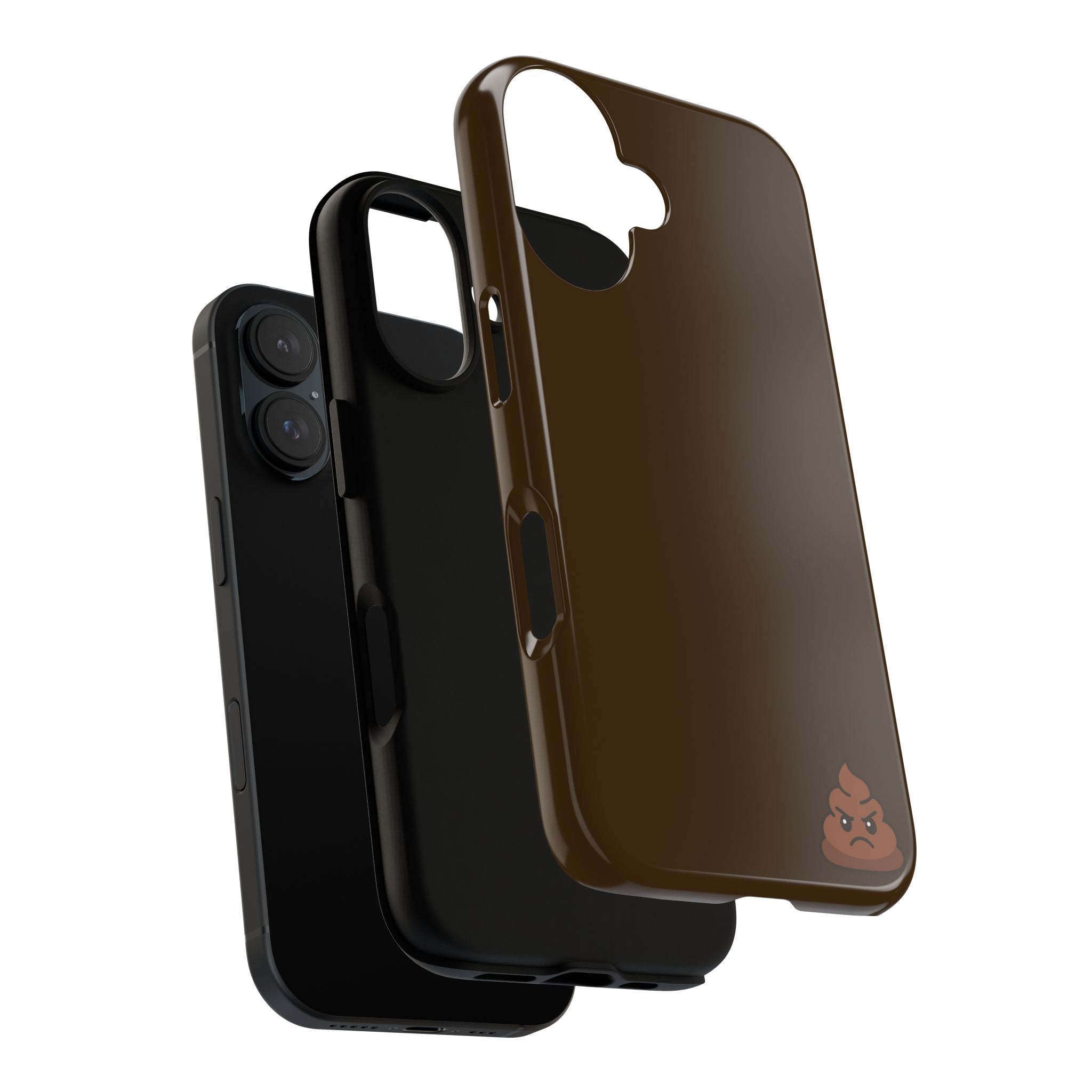 Brown Poo Emoji Phone Case — Tough Protective iPhone Cover