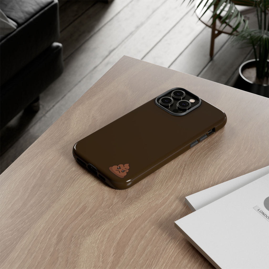 Brown Poo Emoji Phone Case — Tough Protective iPhone Cover