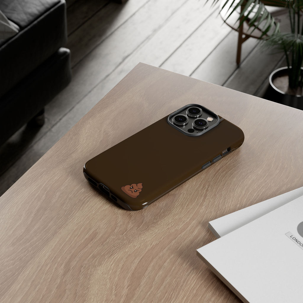 Brown Poo Emoji Phone Case — Tough Protective iPhone Cover