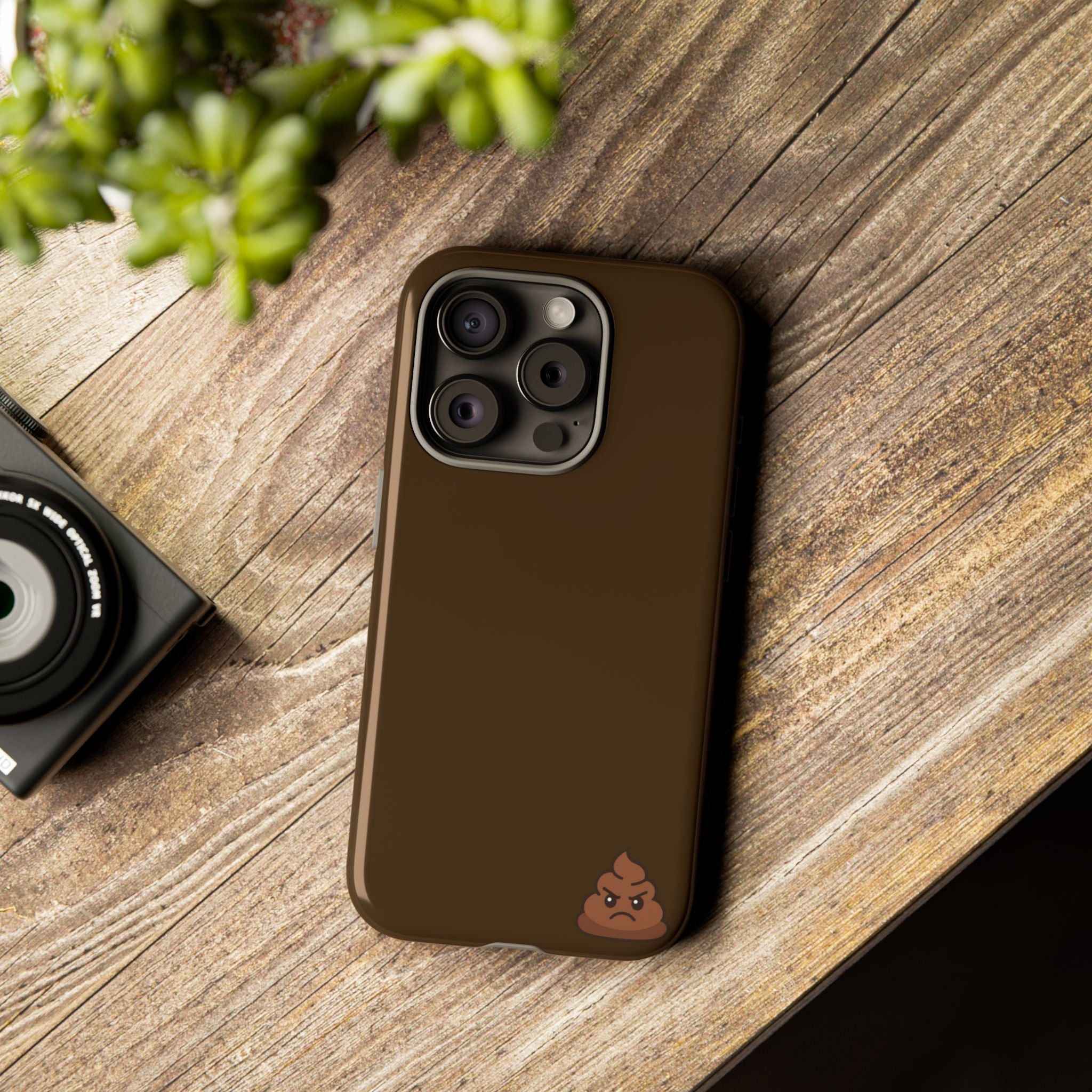 Brown Poo Emoji Phone Case — Tough Protective iPhone Cover