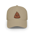 Angry Poop Emoji Cap — Funny Low Profile Baseball Hat