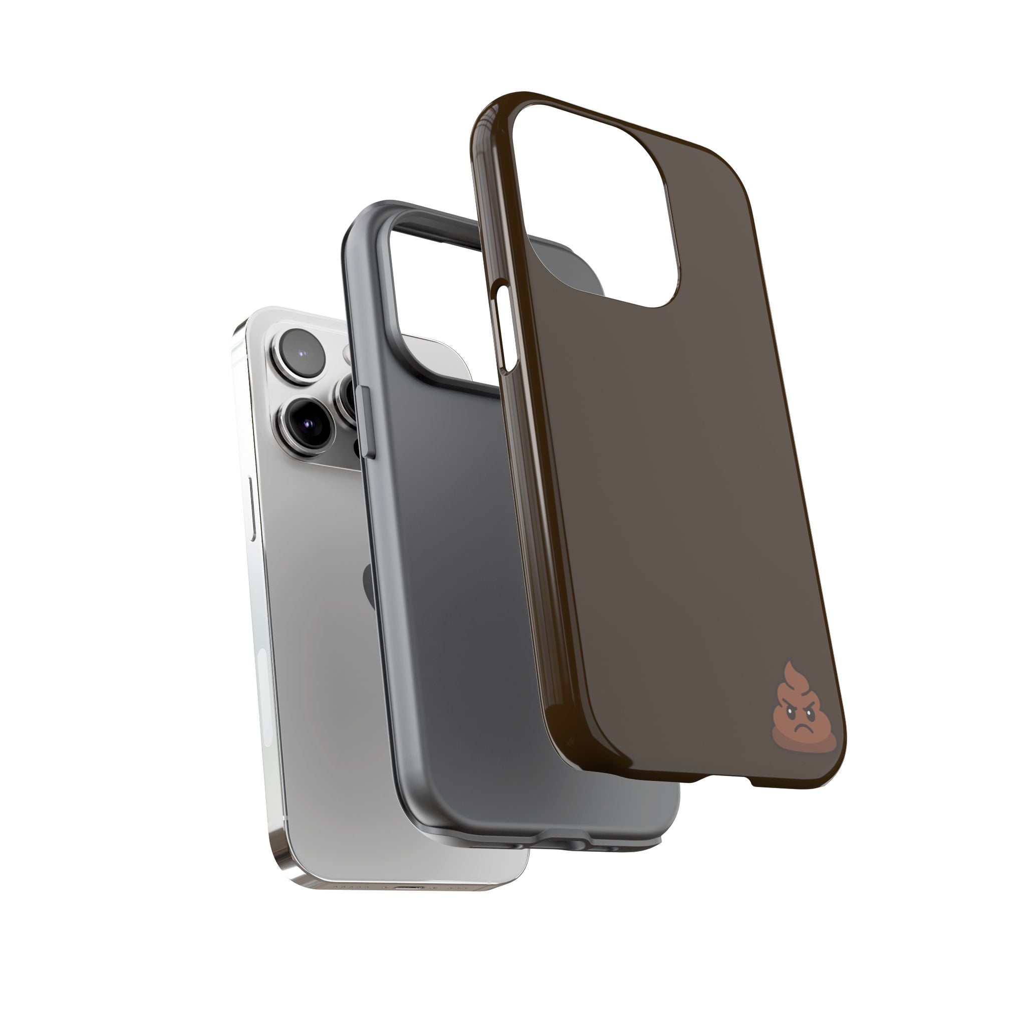 Brown Poo Emoji Phone Case — Tough Protective iPhone Cover