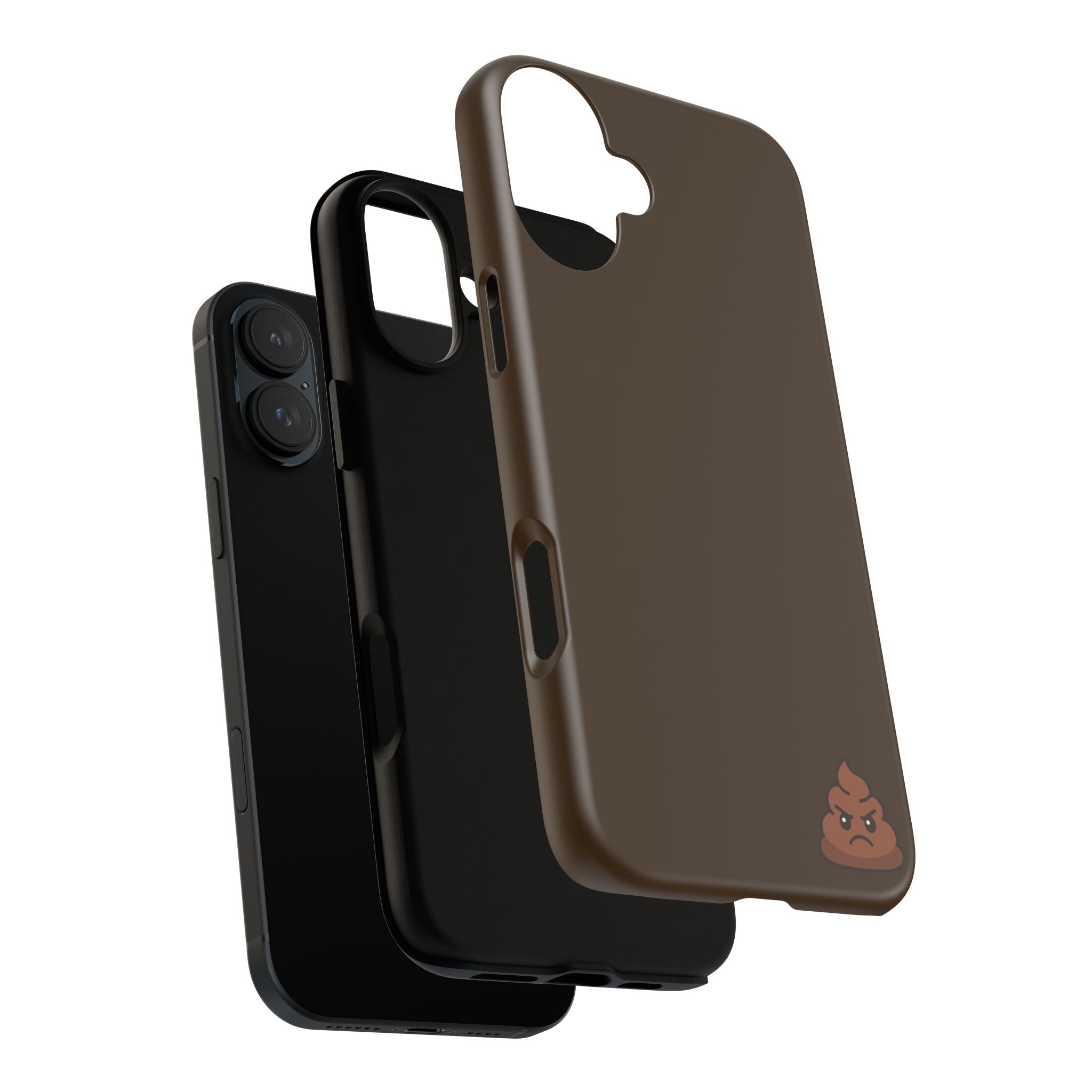 Brown Poo Emoji Phone Case — Tough Protective iPhone Cover