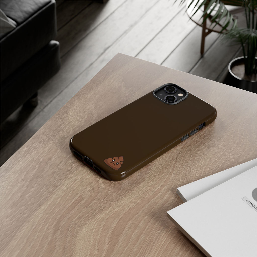 Brown Poo Emoji Phone Case — Tough Protective iPhone Cover