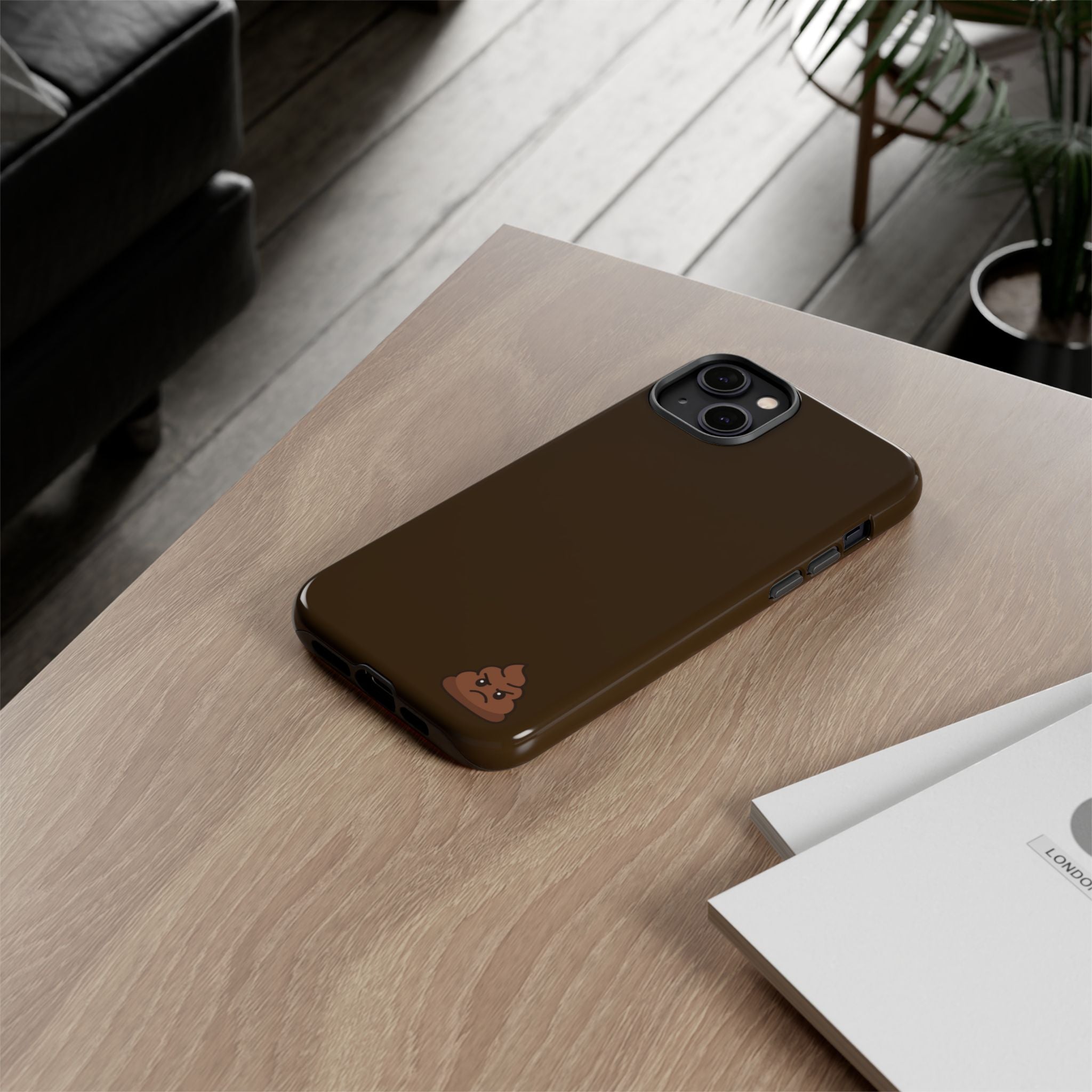 Brown Poo Emoji Phone Case — Tough Protective iPhone Cover